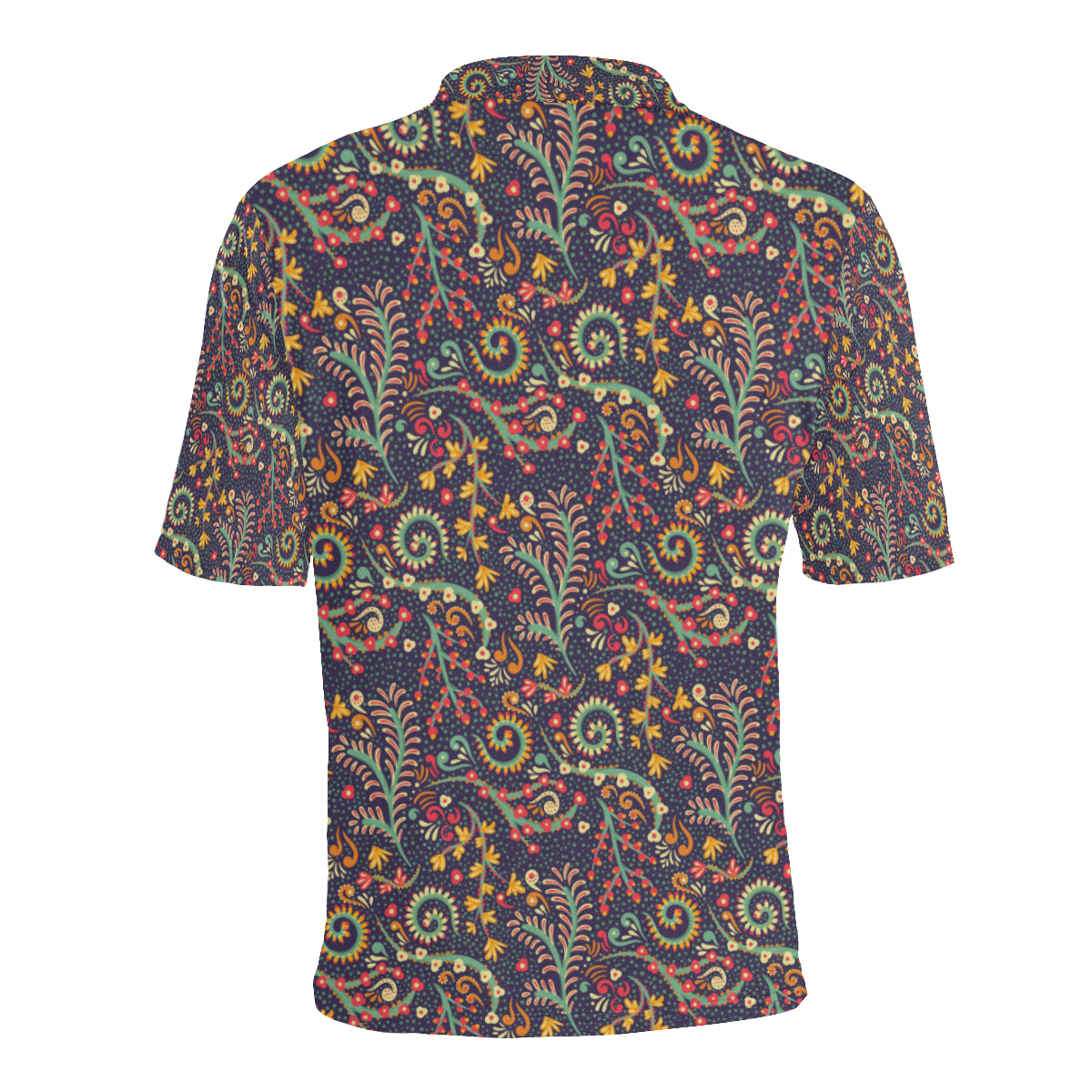 Bohemian Pattern Print Design 08 Men Polo Shirt