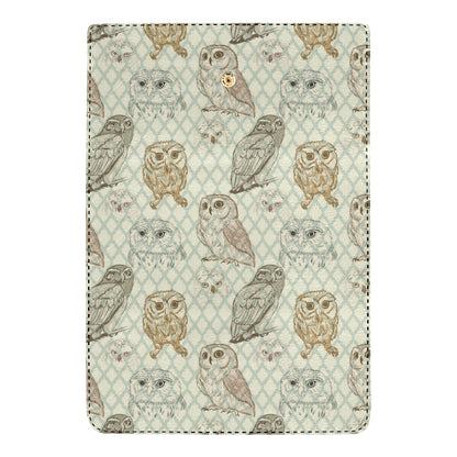 Owl Pattern Print Design A03 Women's Trifold Wallet