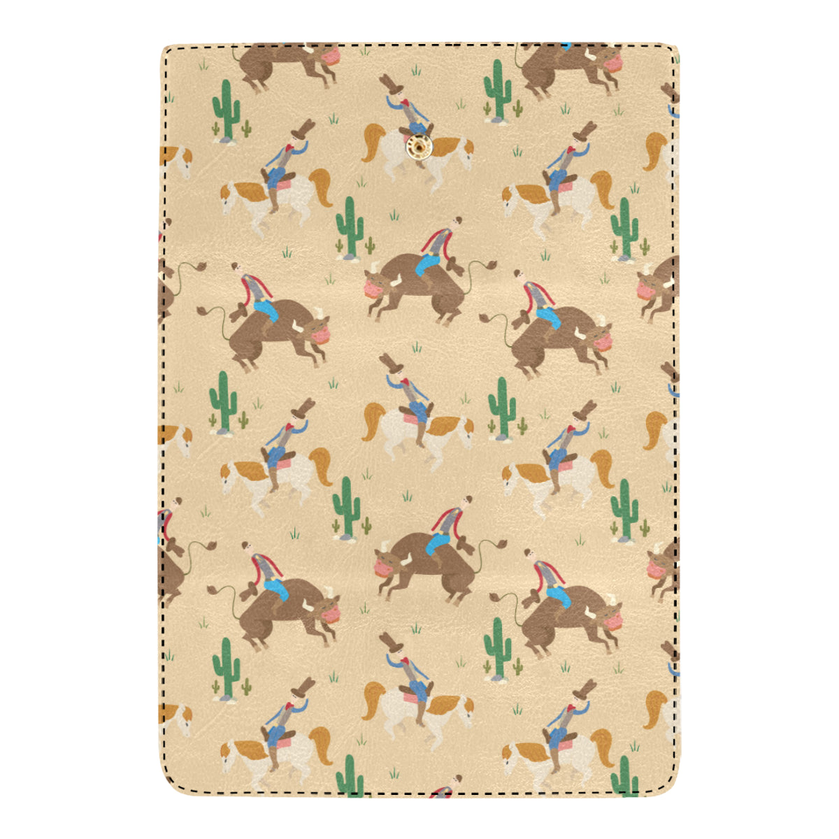 Rodeo Pattern Print Design A02 Women's Trifold Wallet