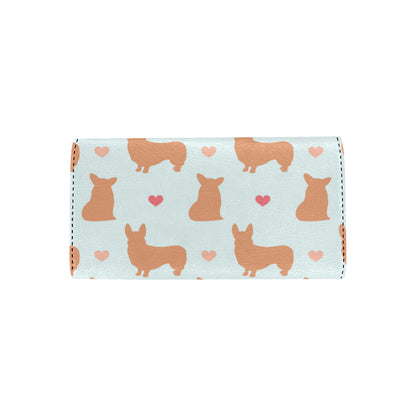 Pembroke Welsh Corgis Pattern Print Design A01 Women's Trifold Wallet