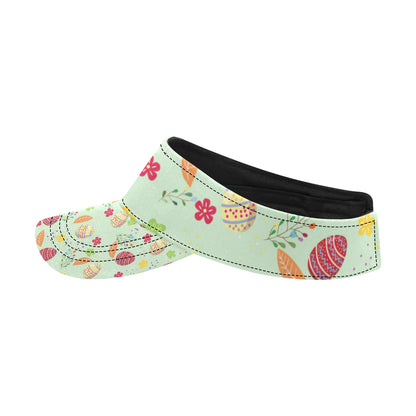 Easter Eggs Pattern Print Design RB07 Unisex Sun Visor