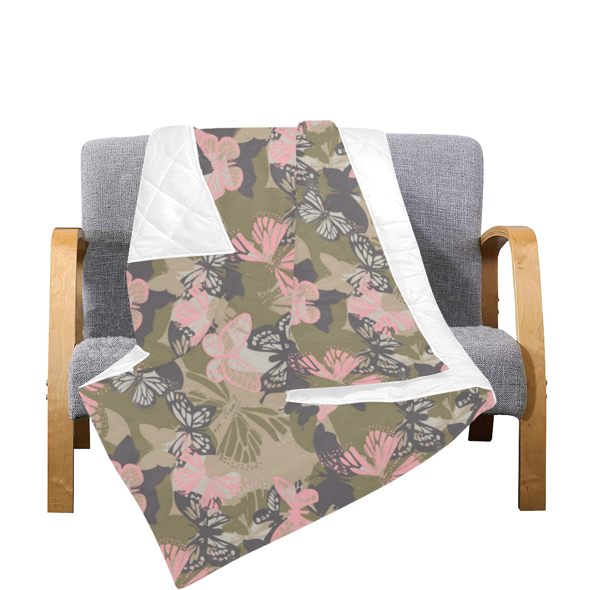 Butterfly camouflage Premium Quilt