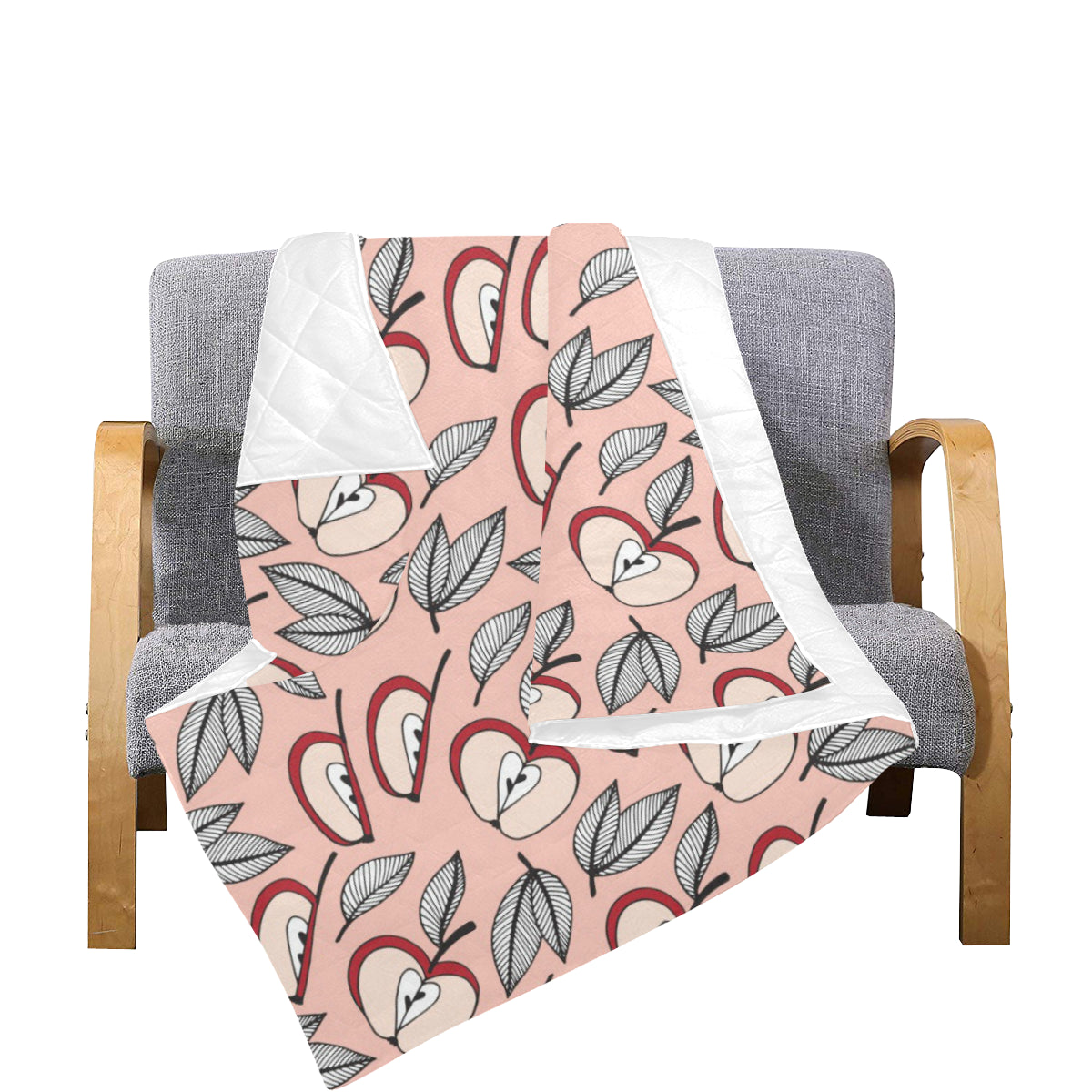 Apple Pattern Print Design AP04 Premium Quilt