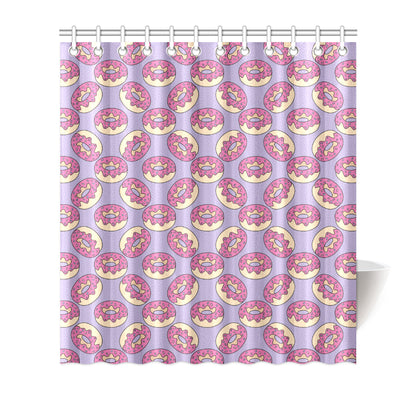 Donut Pattern Print Design DN015 Shower Curtain