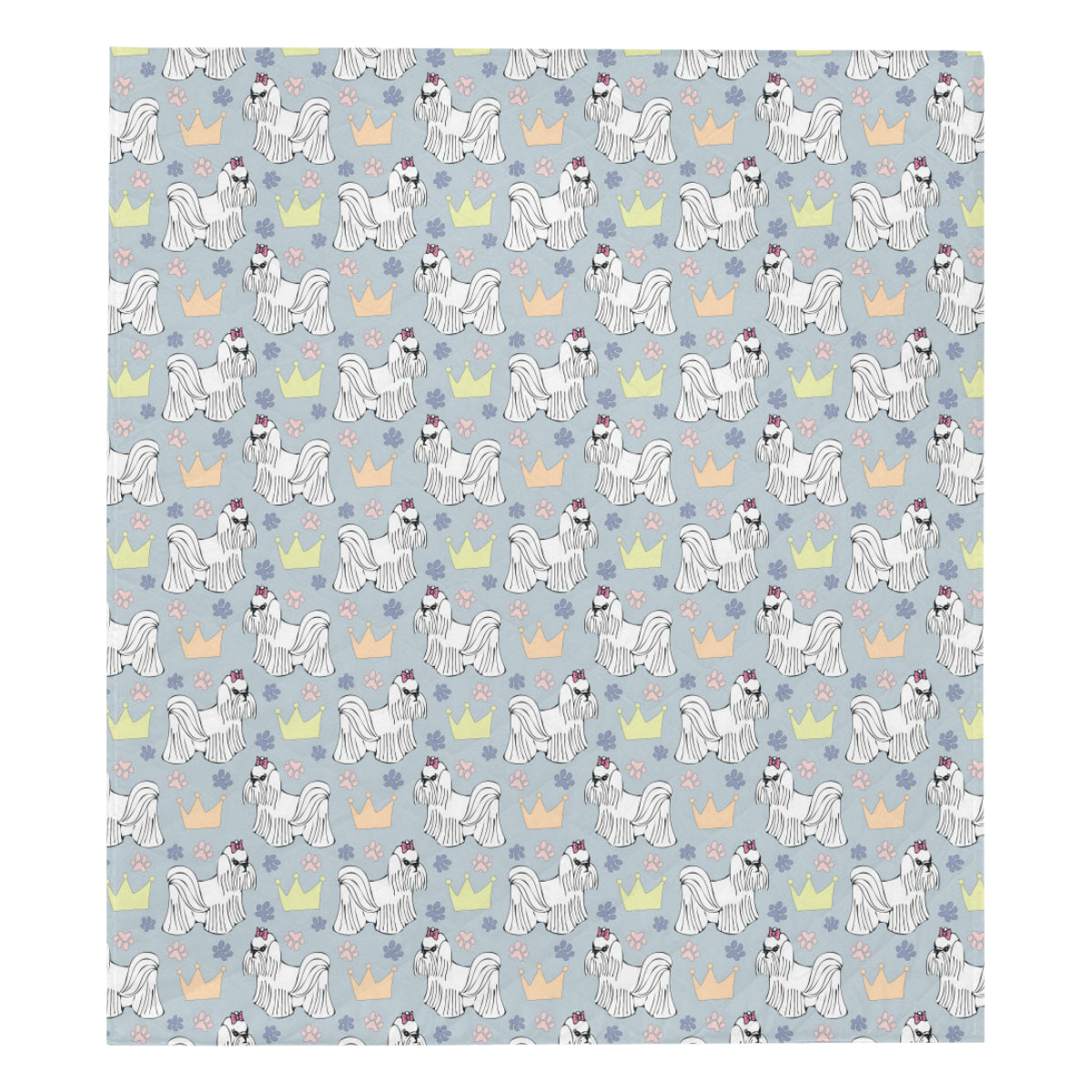 Maltese Pattern Print Design 04 Premium Quilt