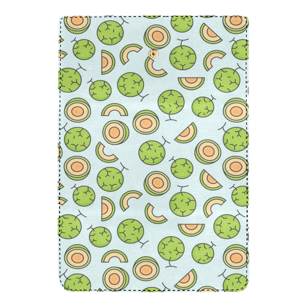 Cantaloupe Pattern Print Design 02 Women's Trifold Wallet