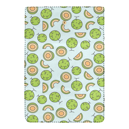 Cantaloupe Pattern Print Design 02 Women's Trifold Wallet