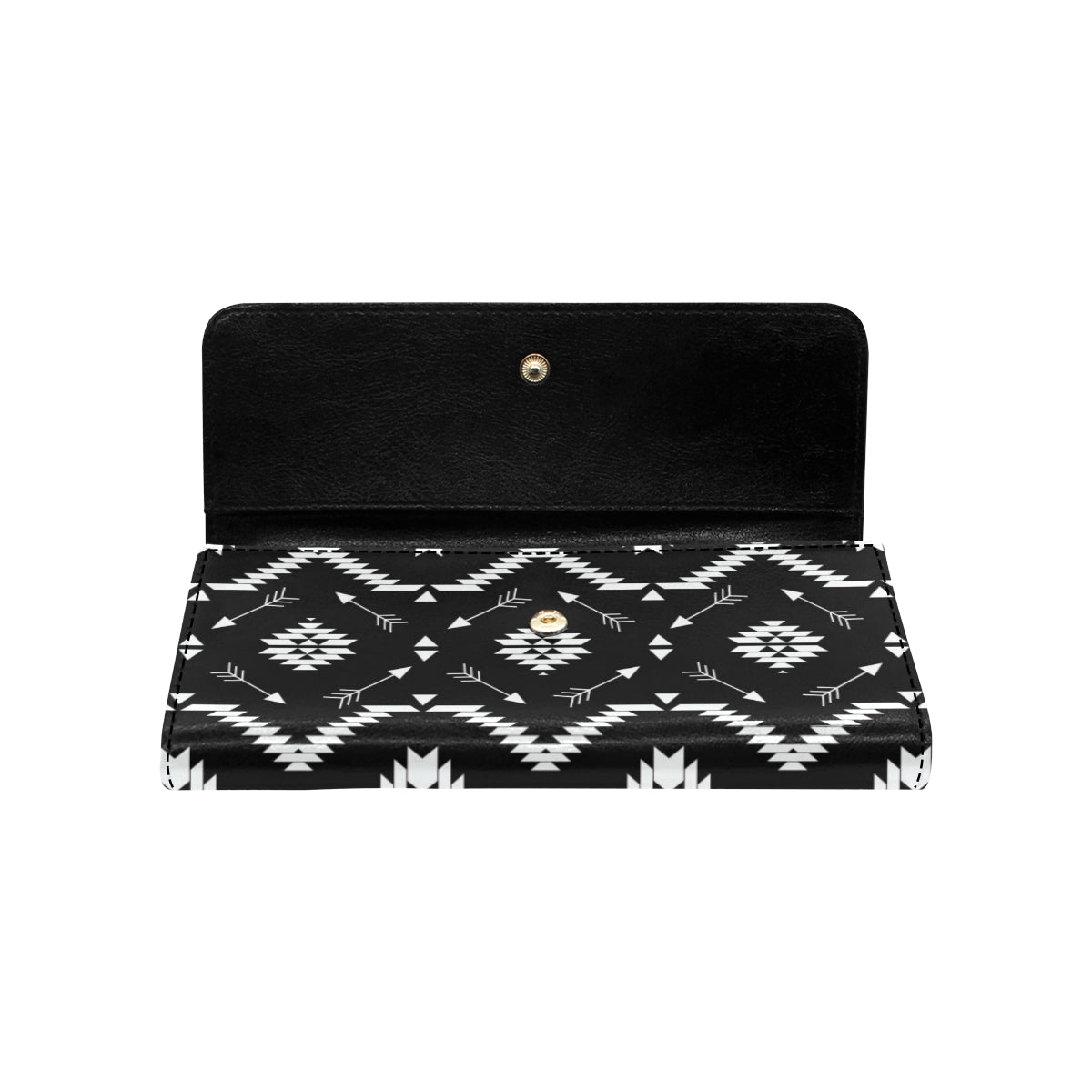 Native Pattern Print Design A04 Women's Trifold Wallet