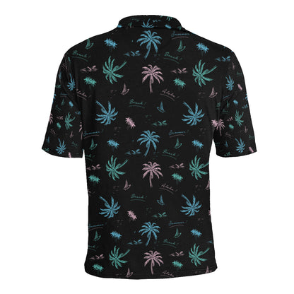 Aloha Hawaii Pattern Print Design 03 Men Polo Shirt
