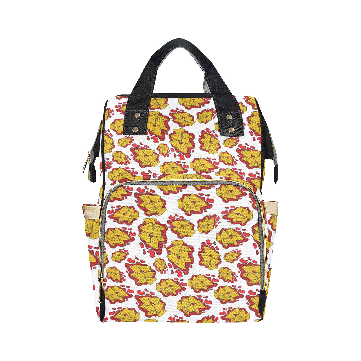 Nachos Pattern Print Design A03 Diaper Bag Backpack