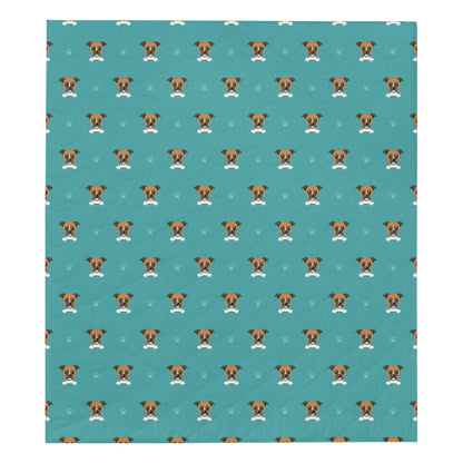 Boxers Pattern Print Design 03 Premium Quilt