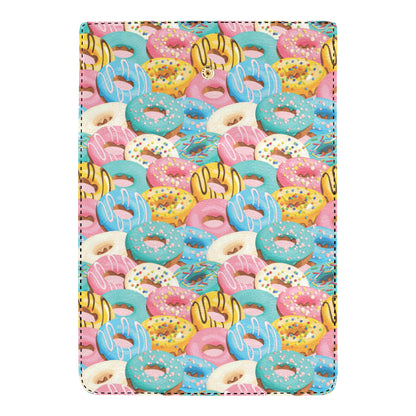 Donut Pattern Print Design DN01 Women's Trifold Wallet