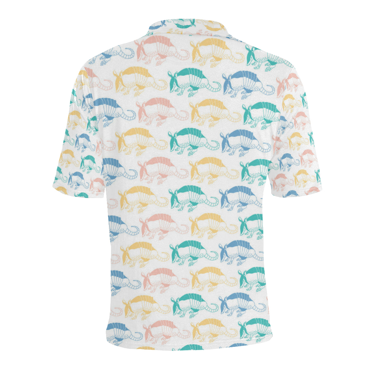 Armadillo Pattern Print Design 05 Men Polo Shirt