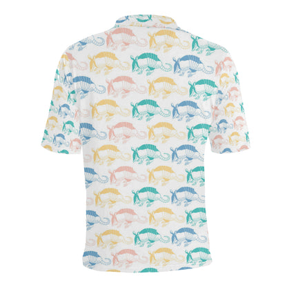 Armadillo Pattern Print Design 05 Men Polo Shirt