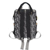 Skeleton Themed Print Diaper Bag Backpack