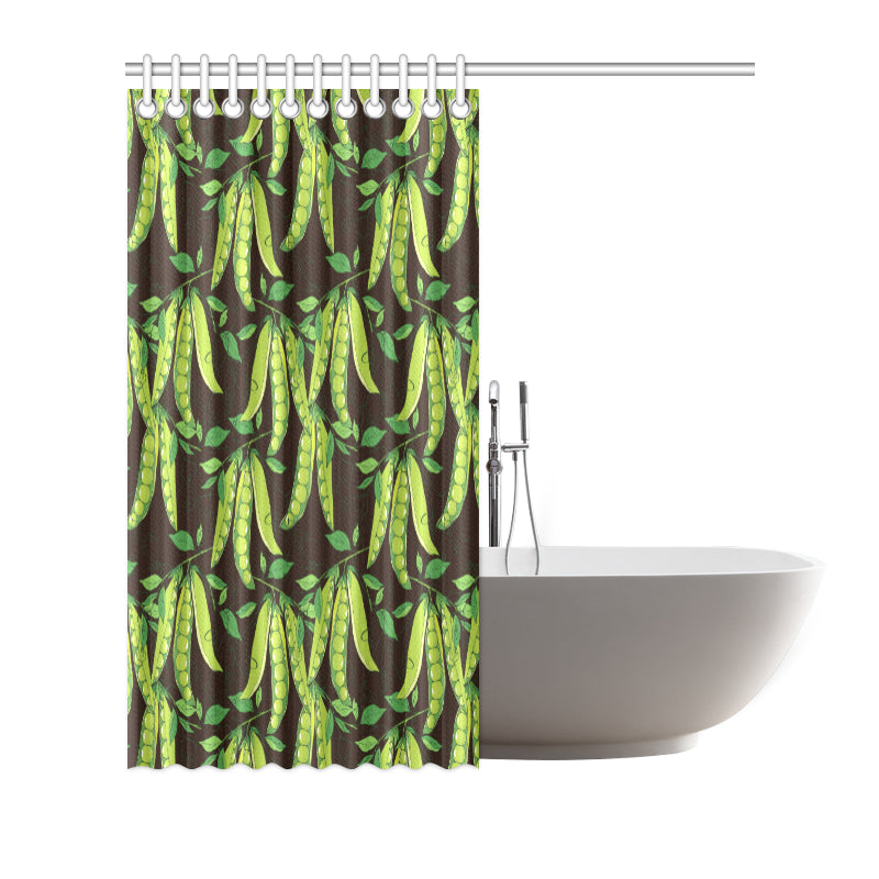 Peas Pattern Print Design A03 Shower Curtain