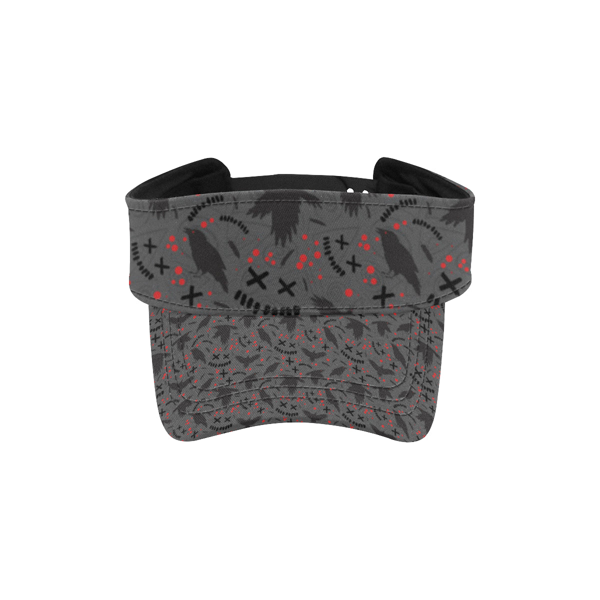 Crow Pattern Print Design 02 Unisex Sun Visor