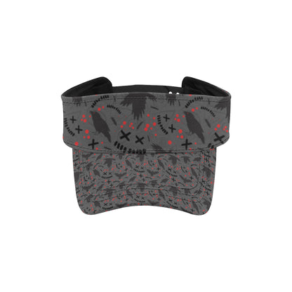 Crow Pattern Print Design 02 Unisex Sun Visor