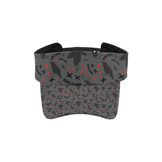 Crow Pattern Print Design 02 Unisex Sun Visor