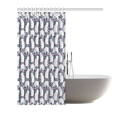Cat Pattern Print Design 06 Shower Curtain
