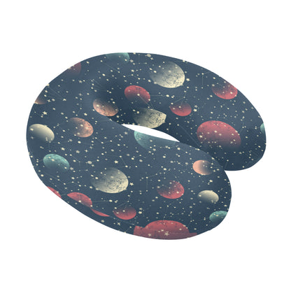Cosmic Pattern Print Design 04 U-Shaped Travel Neck Pillow