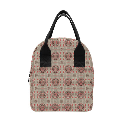 Calendar Aztec Print Pattern Insulated Lunch Bag