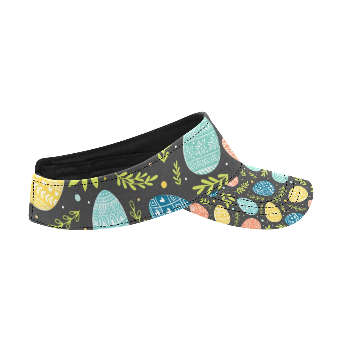 Easter Eggs Pattern Print Design RB01 Unisex Sun Visor