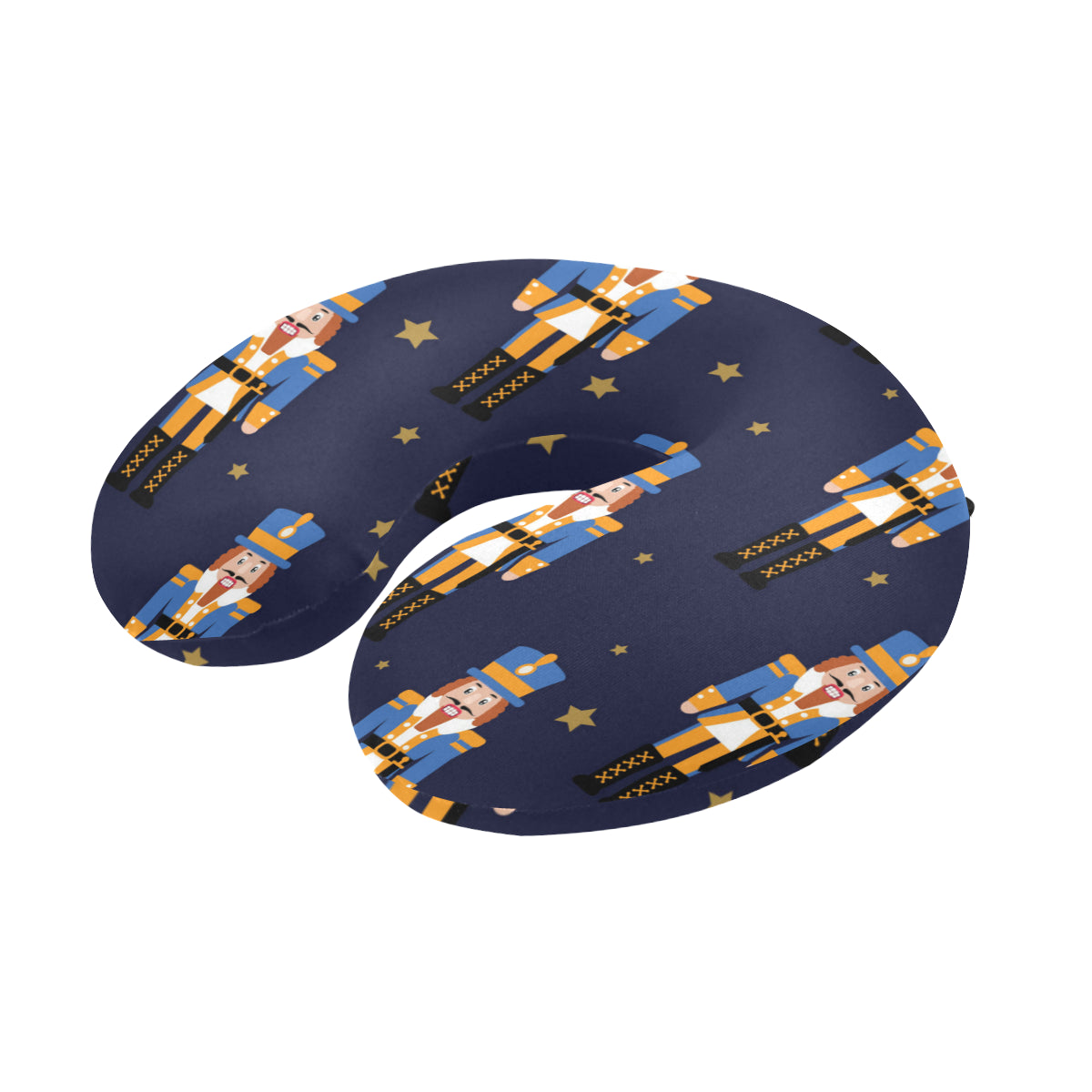 Nutcracker Pattern Print Design A04 U-Shaped Travel Neck Pillow
