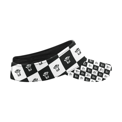 Checkered Flag Crown Pattern Unisex Sun Visor