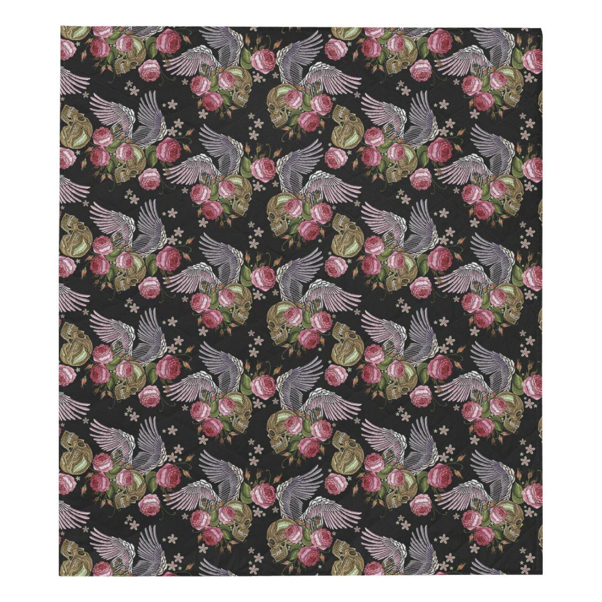 Angel Wings Pattern Print Design 06 Premium Quilt