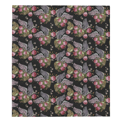 Angel Wings Pattern Print Design 06 Premium Quilt