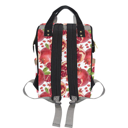 Pomegranate Pattern Print Design PG03 Diaper Bag Backpack