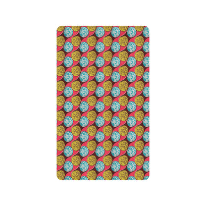 African Fashion Print Pattern Rubber Doormat