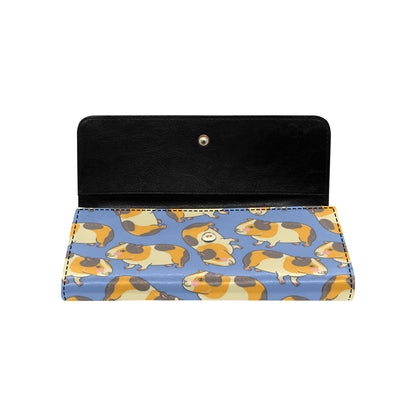 Guinea Pig Pattern Print Design 01 Women's Trifold Wallet