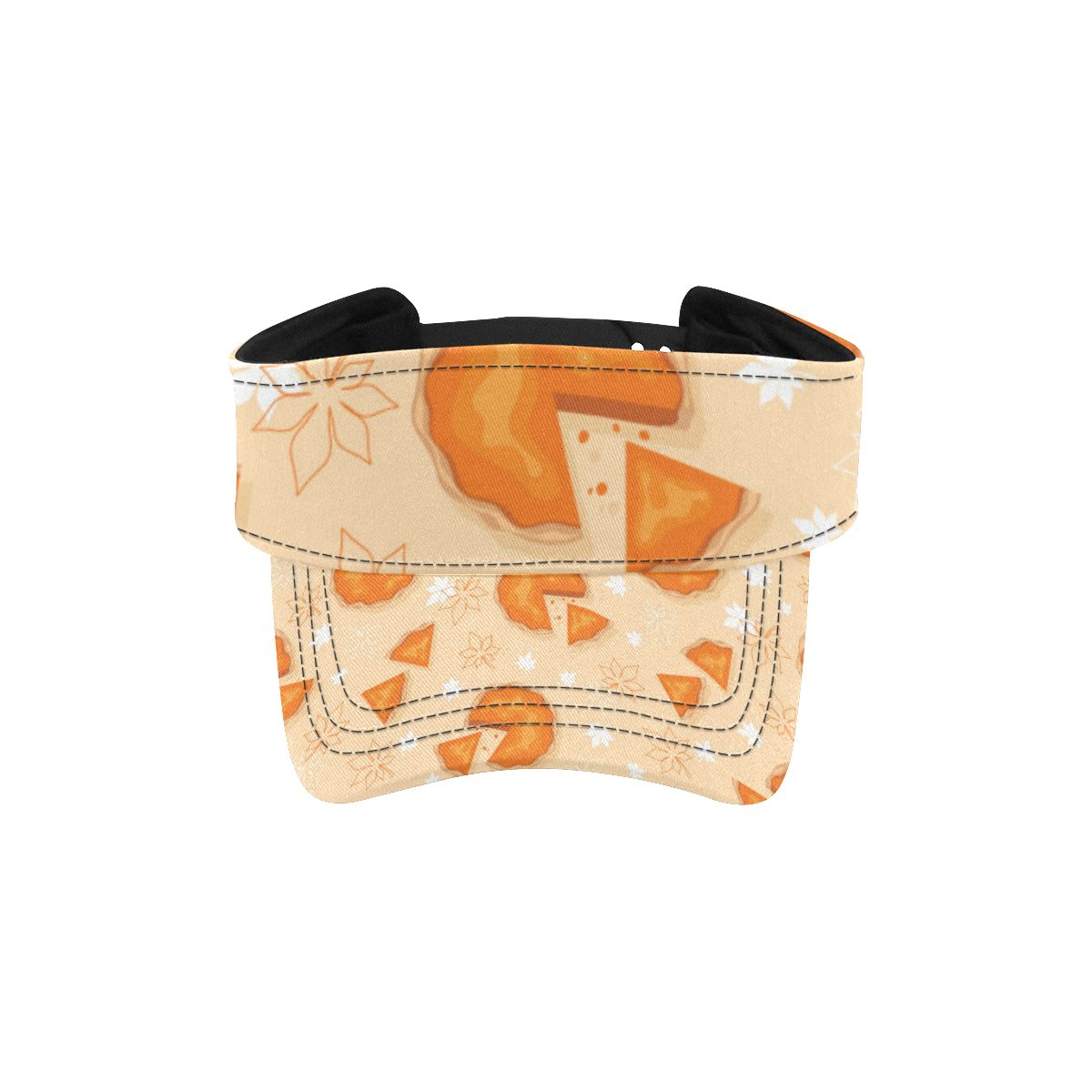 Pie Pattern Print Design A01 Unisex Sun Visor