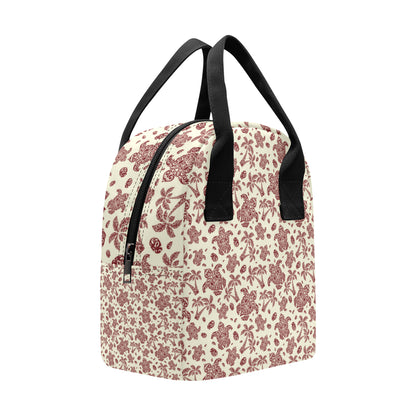 Polynesian Tattoo Turtle Themed Insulated Lunch Bag