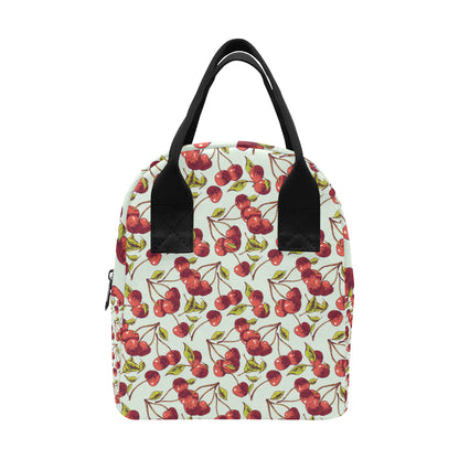 Cherry Hand Draw Insulated Lunch Bag