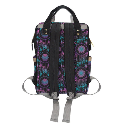 Dream catcher boho mandala Diaper Bag Backpack