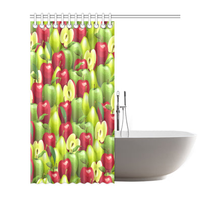 Apple Pattern Print Design AP03 Shower Curtain