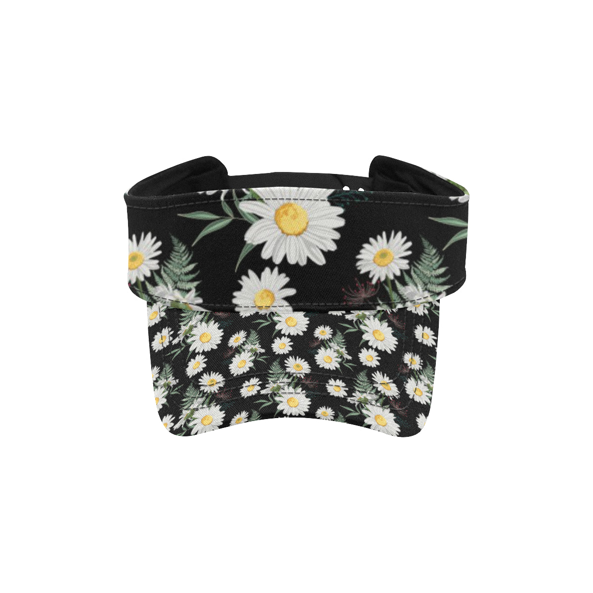 Daisy Pattern Print Design DS07 Unisex Sun Visor