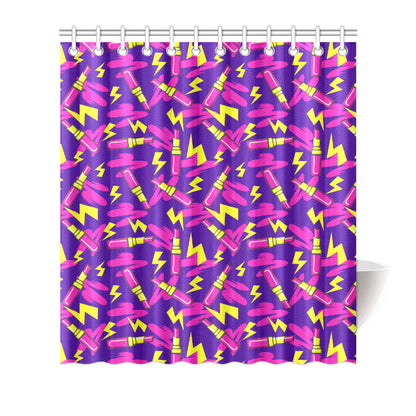 Lipstick Pattern Print Design LT04 Shower Curtain