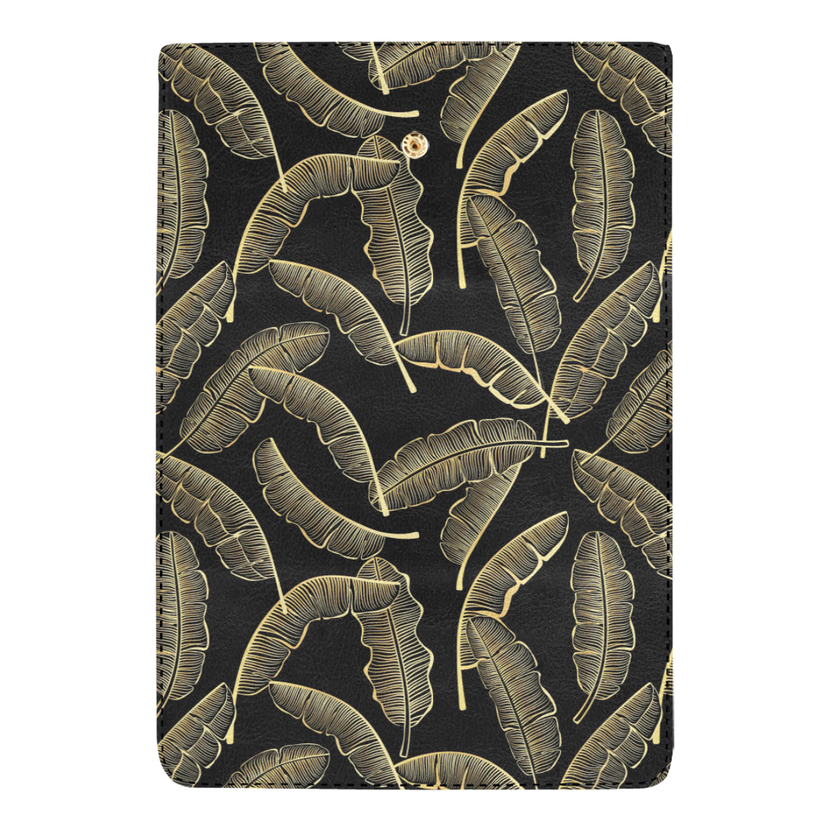 Banana Leaf Pattern Print Design BL07 Women's Trifold Wallet