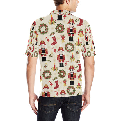 Nutcracker Pattern Print Design A01 Men Polo Shirt