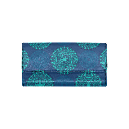 Medallion Pattern Print Design 04 Women's Trifold Wallet