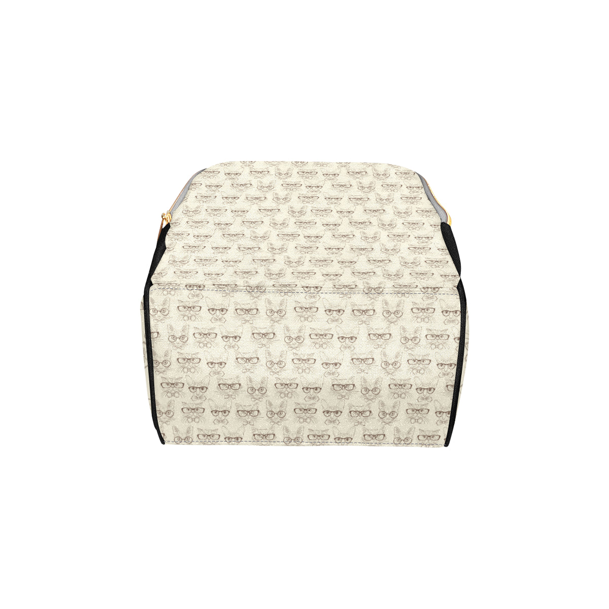 Cat Pattern Print Design 02 Diaper Bag Backpack