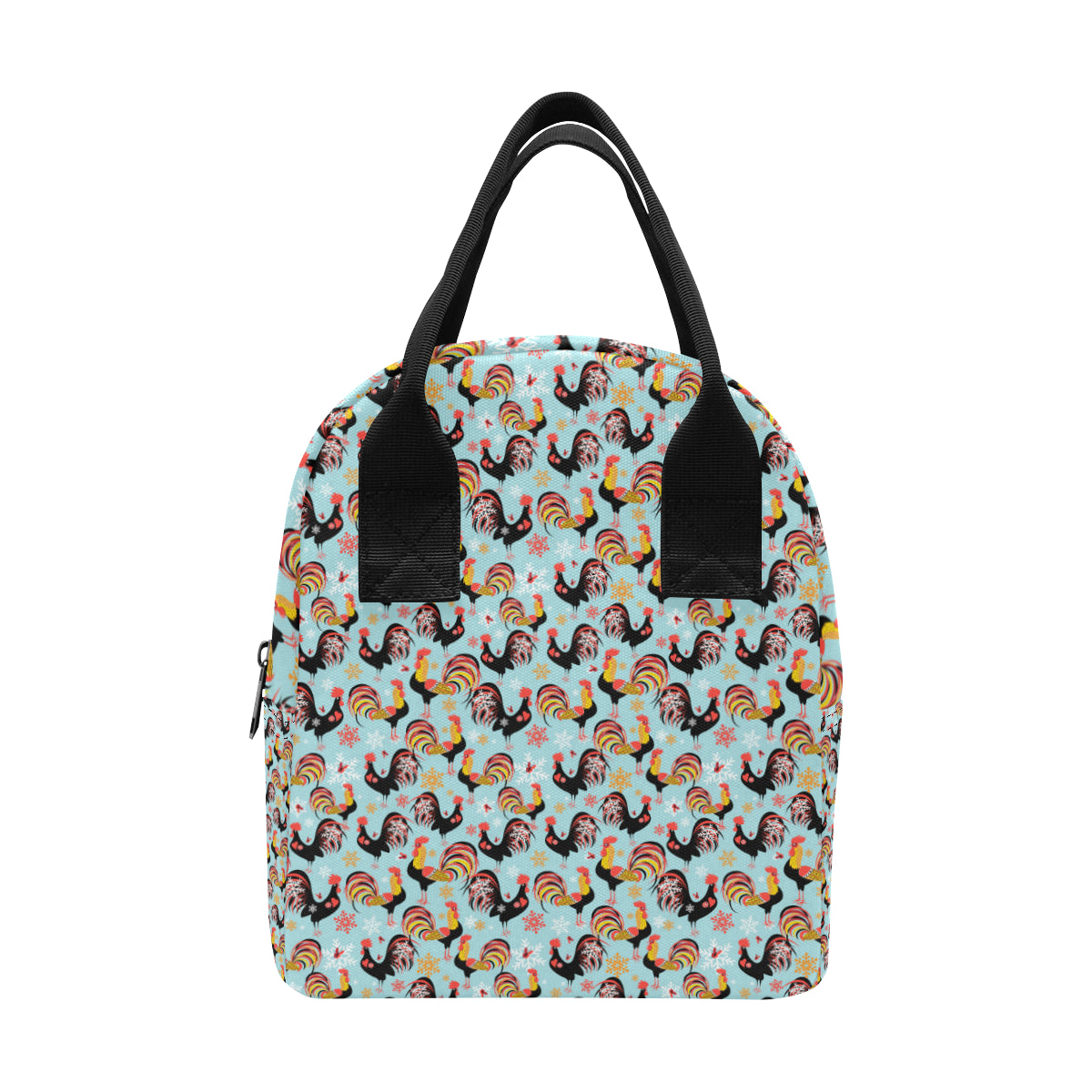 Rooster Themed Design Insulated Lunch Bag