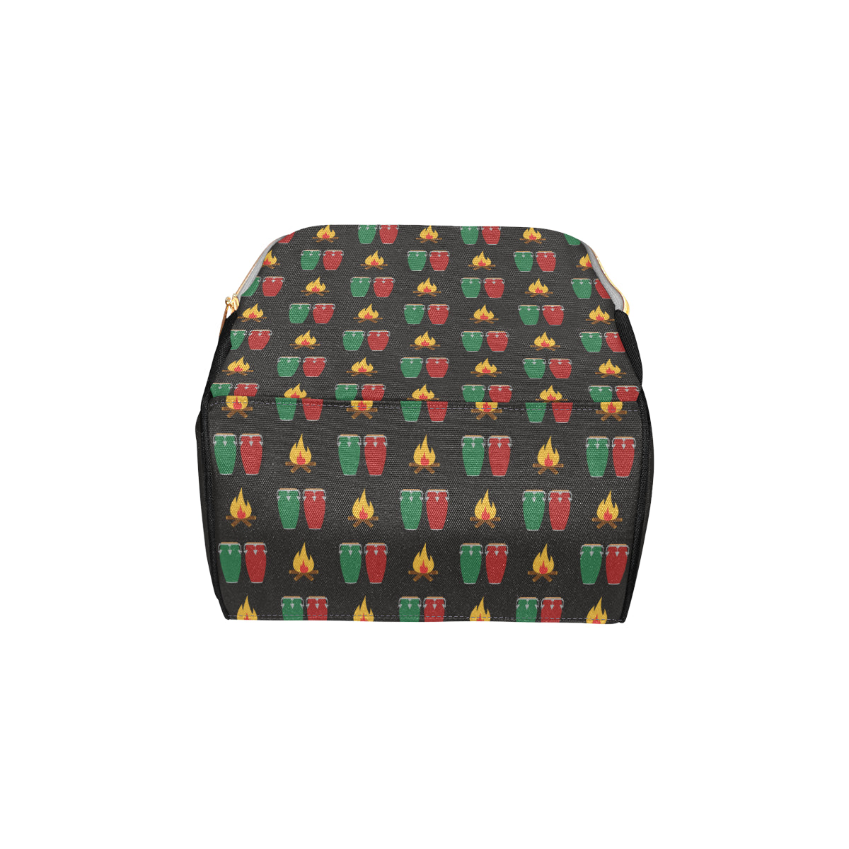 Conga Pattern Print Design 01 Diaper Bag Backpack
