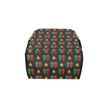 Conga Pattern Print Design 01 Diaper Bag Backpack