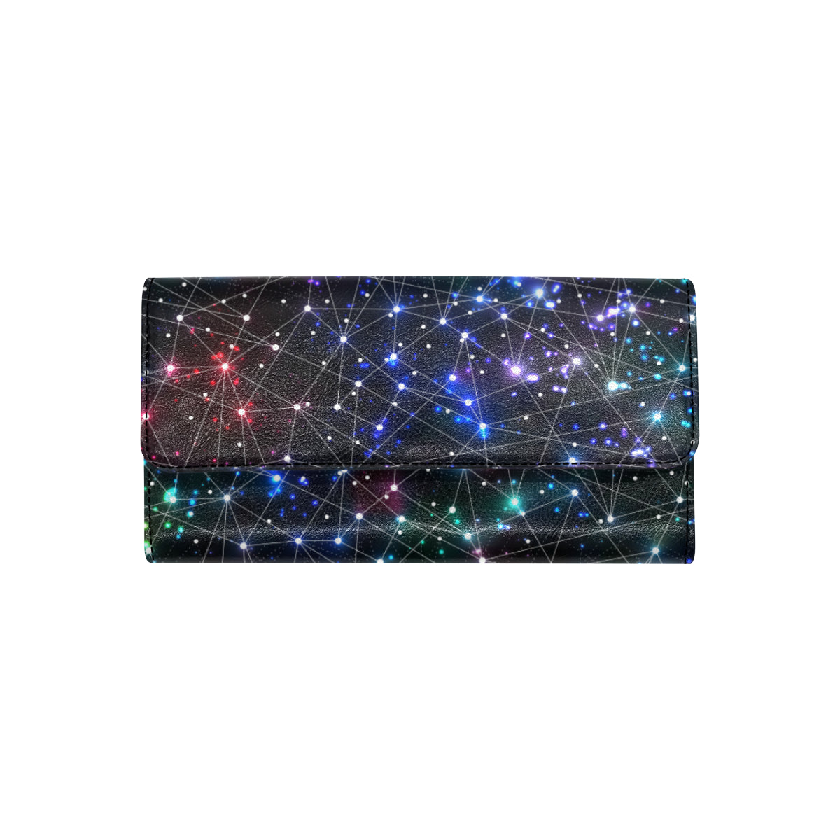 Cosmic Pattern Print Design 01 Women's Trifold Wallet