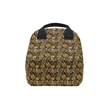 Steampunk Gear Design Themed Print Insulated Lunch Bag